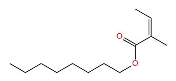Octyl (Z)-2-methyl-2-butenoate